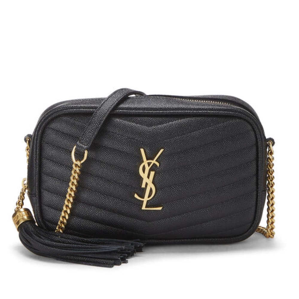 Small, black like new YSL purse